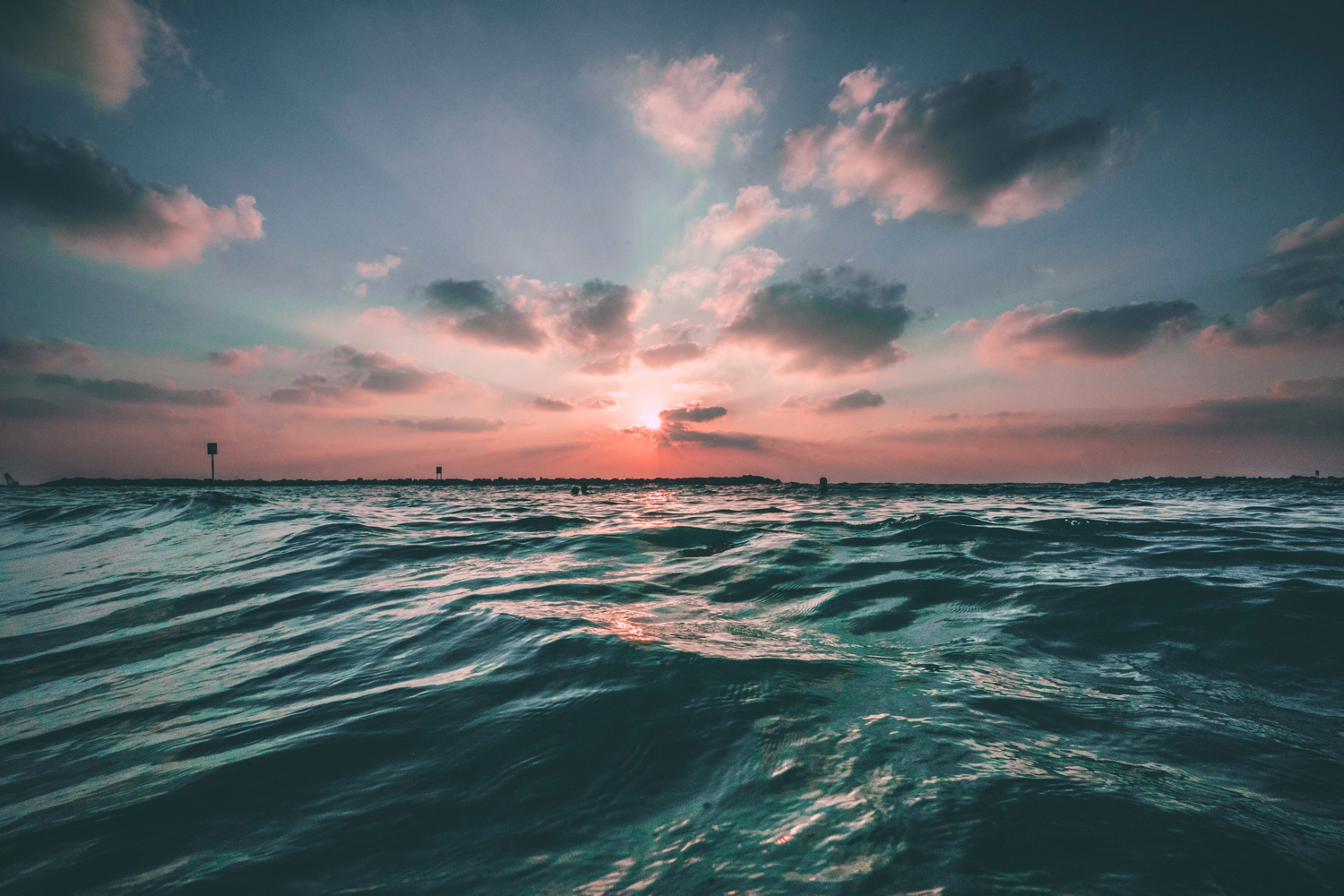 The sea
